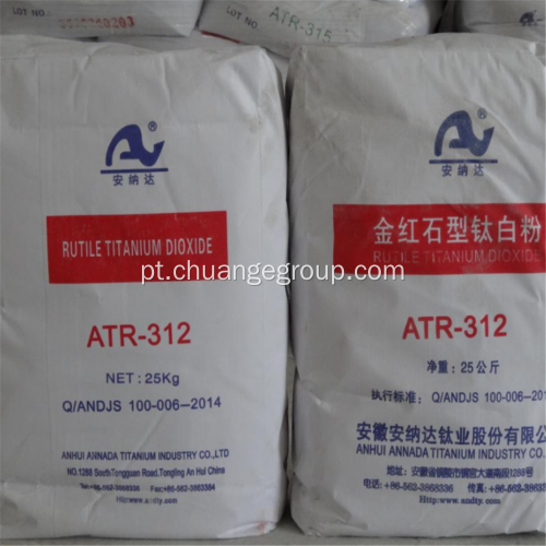 Dióxido de titânio de grau Rutile ATR312 para plástico
